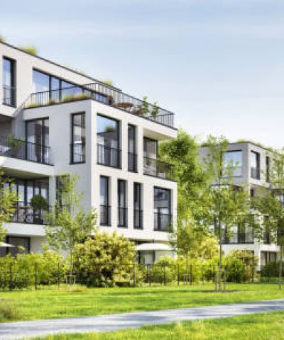 Modern residential buildings